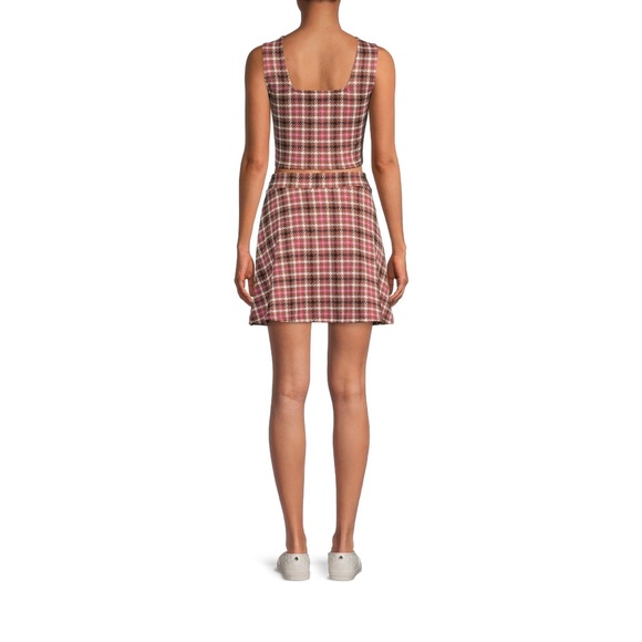 Brand New w/tag Madden NYC Women's Tank Top With Chain Belt Skirt Set size M 7-9 - Picture 3 of 11